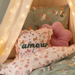 Coussin Amour avec papillons