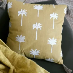 Coussin avec motifs palmier