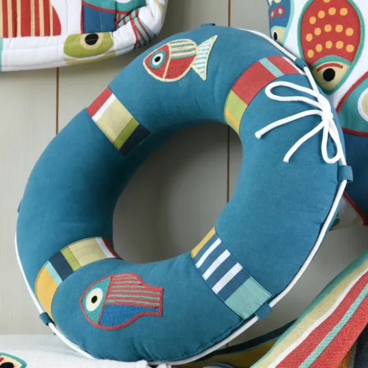 Coussin bouée polycoton