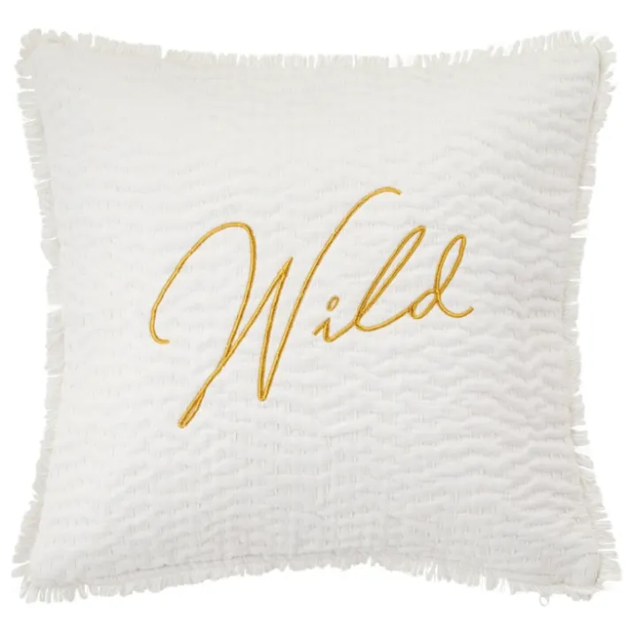 Coussin brodé Wild Romance