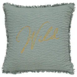 Coussin brodé Wild Romance