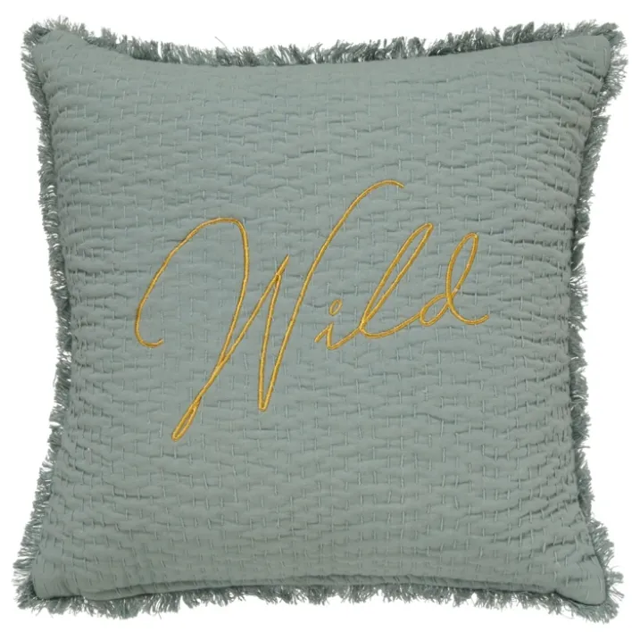 Coussin brodé Wild Romance
