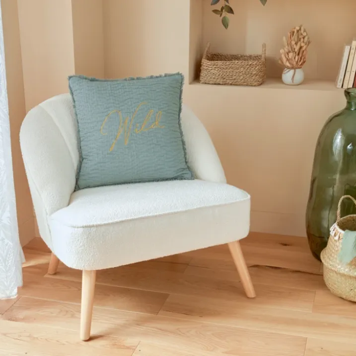 Coussin brodé Wild Romance