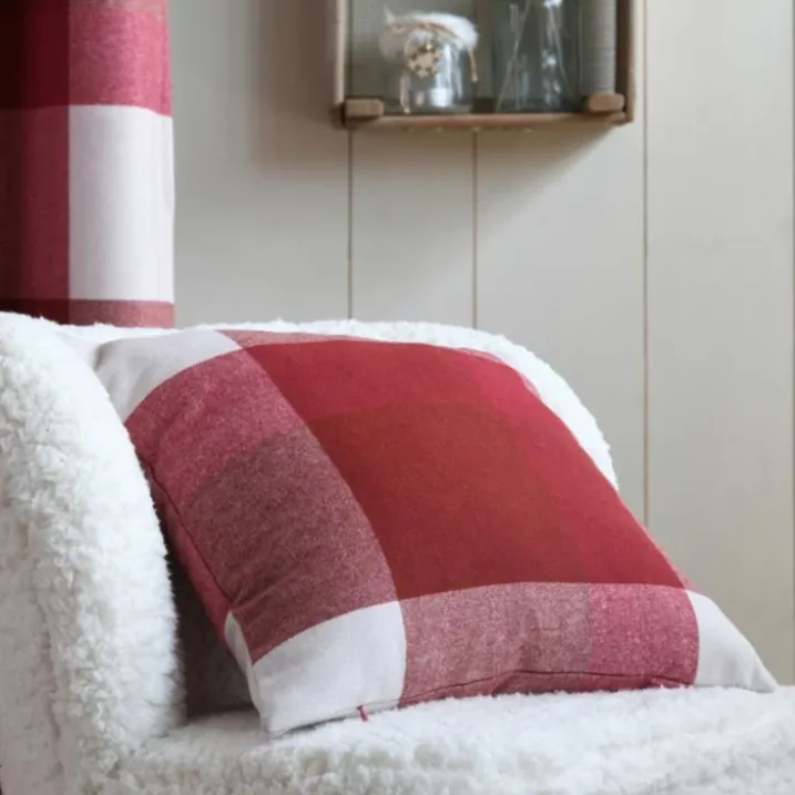 Coussin canapé effet laine