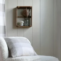 Coussin canapé effet laine