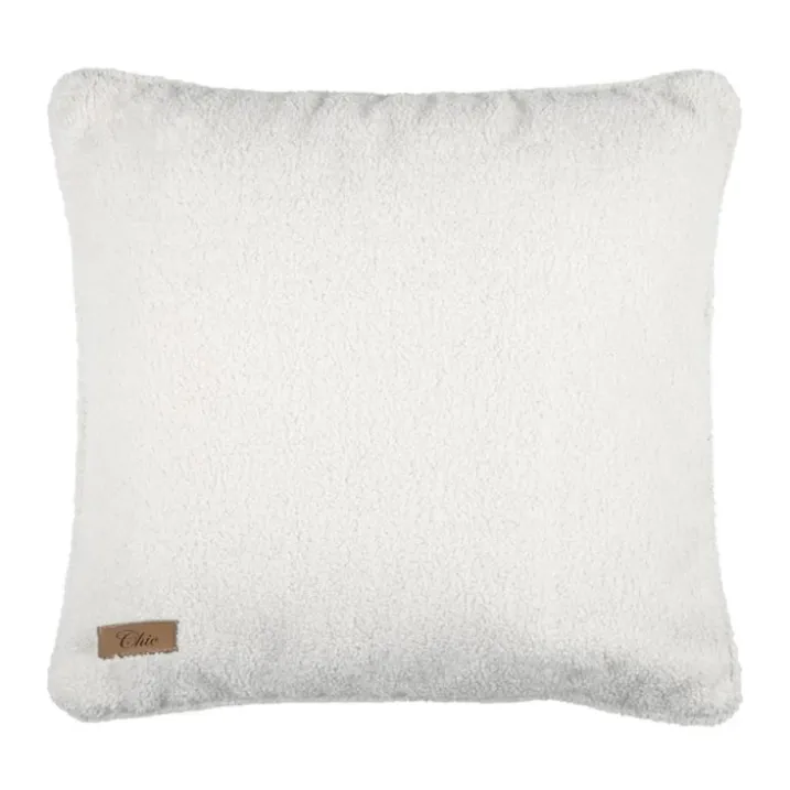 Coussin carré effet bouclette