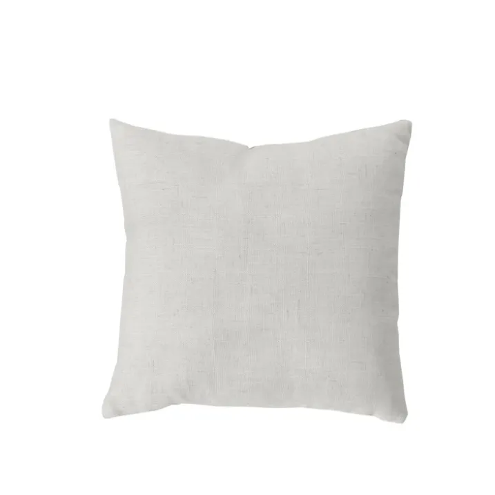 Coussin carré effet lin