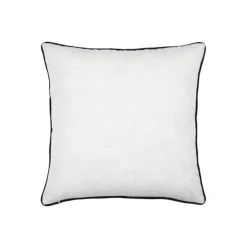 Coussin carré en polylin à motif cœur