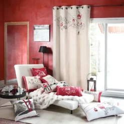 Coussin chalet montagne en coton