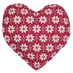 Coussin coeur esprit chalet traditionnel