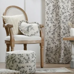 Coussin coeur style campagne chic