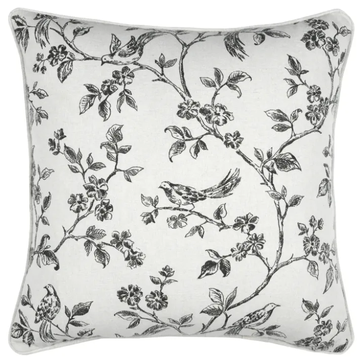 Coussin décoratif imprimé floral