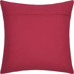 Coussin décoratif montagne ski en coton