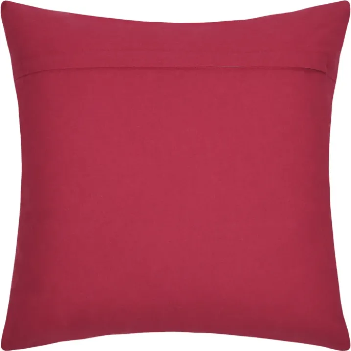 Coussin décoratif montagne ski en coton