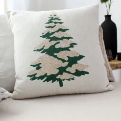 Coussin décoratif motif sapin