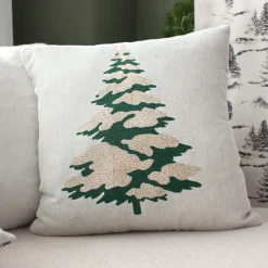 Coussin décoratif motif sapin