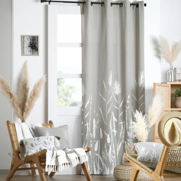 Coussin décoratif pampa en coton