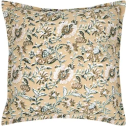 Coussin décoratif végétal graphique