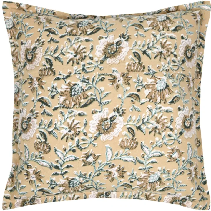 Coussin décoratif végétal graphique