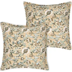 Coussin décoratif végétal graphique