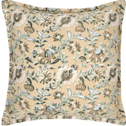 Coussin décoratif végétal graphique