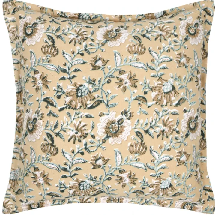 Coussin décoratif végétal graphique