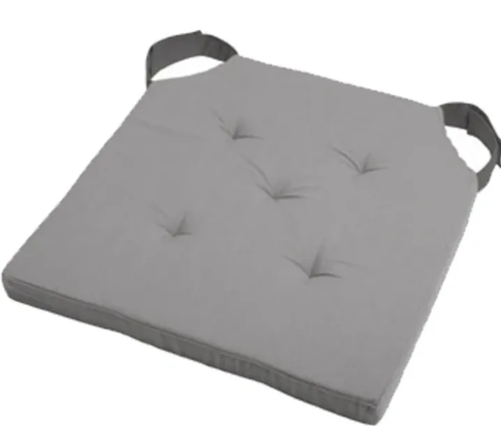 Coussin de chaise bicolore