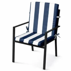 Coussin de fauteuil assise et dossier imperméableà rayures ARCACHON
