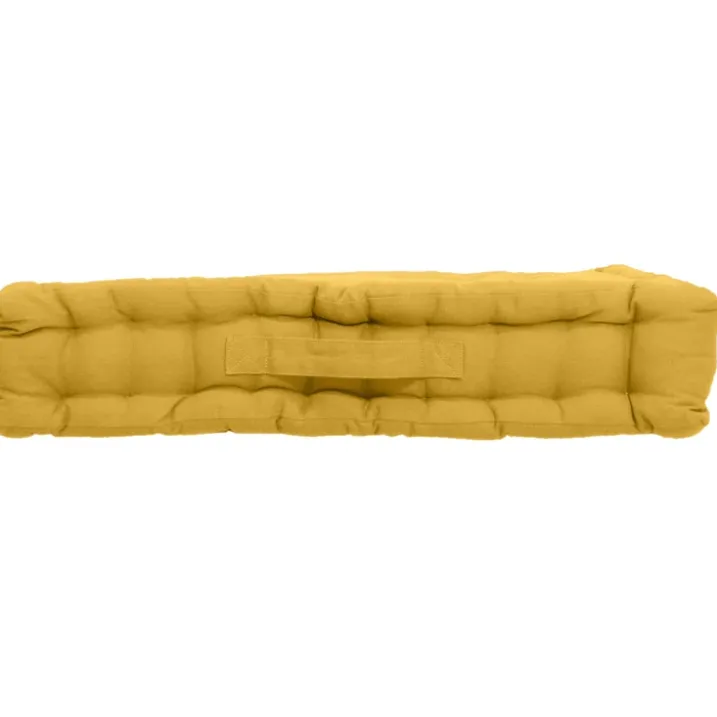 Coussin de sol uni en pur coton