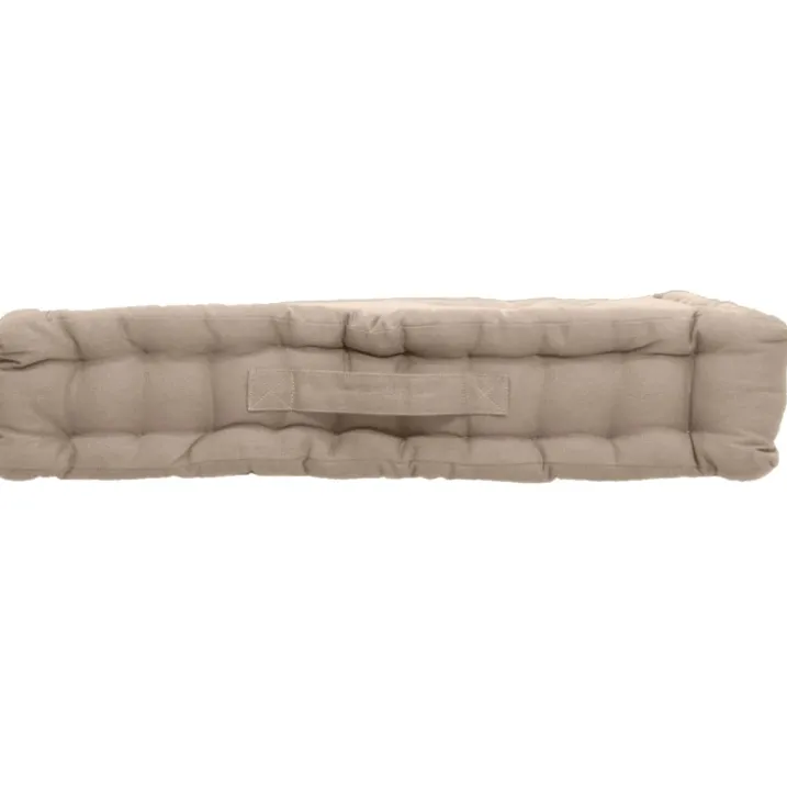 Coussin de sol uni en pur coton