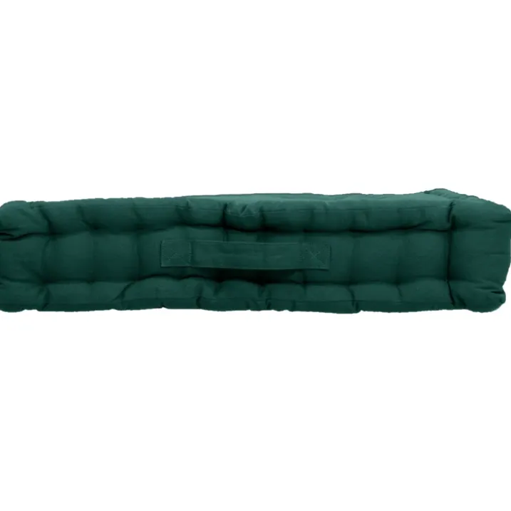Coussin de sol uni en pur coton