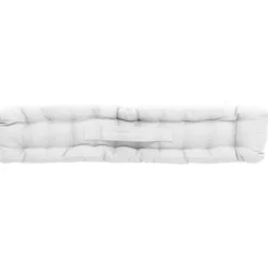 Coussin de sol uni en pur coton