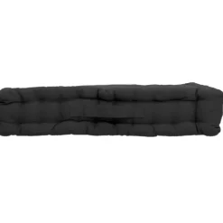 Coussin de sol uni en pur coton