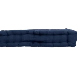 Coussin de sol uni en pur coton