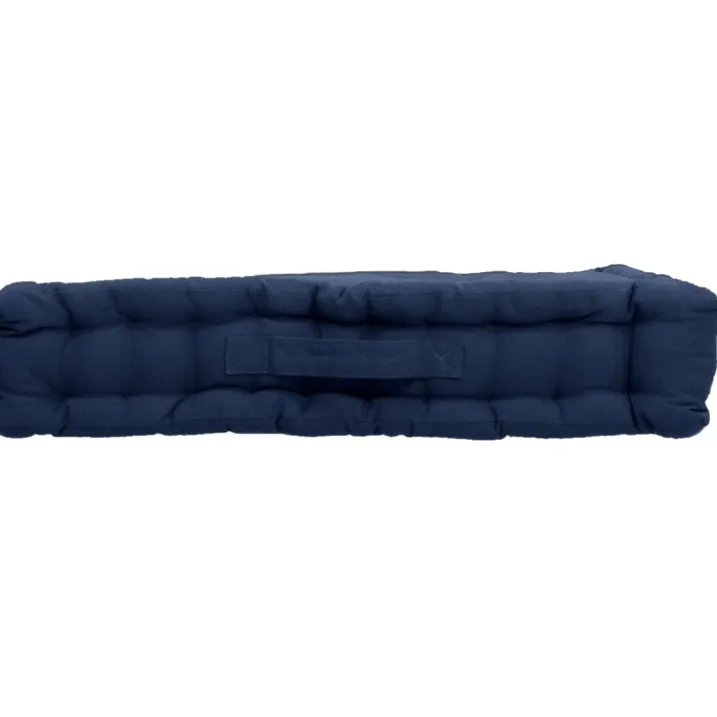 Coussin de sol uni en pur coton
