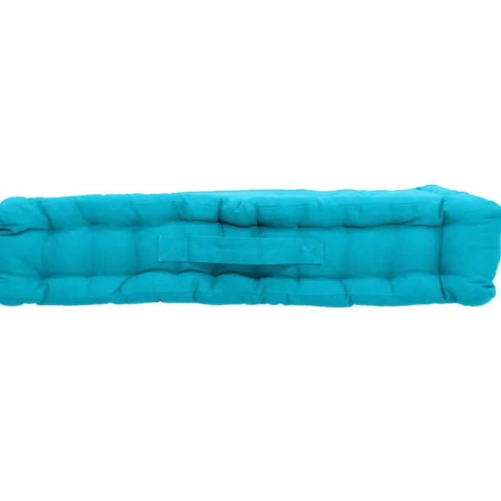 Coussin de sol uni en pur coton