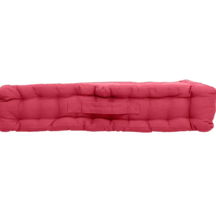 Coussin de sol uni en pur coton