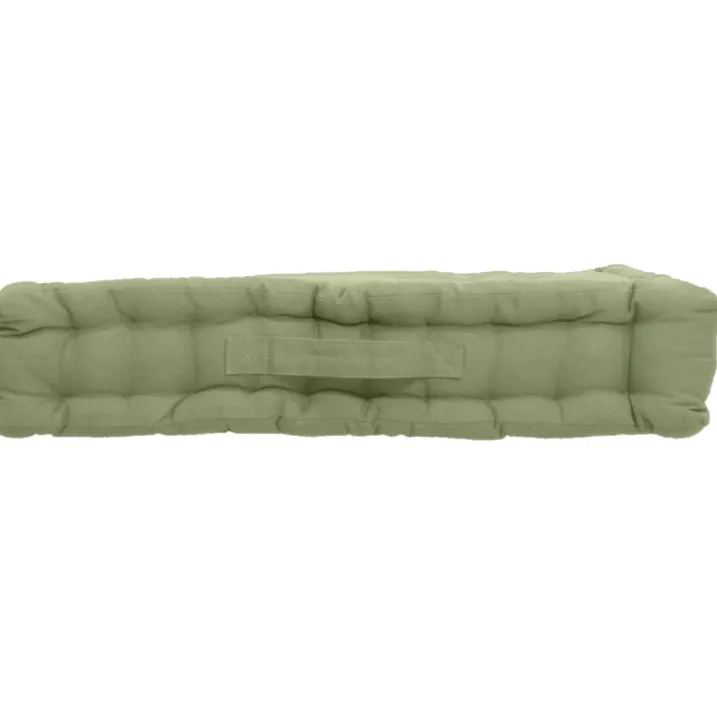 Coussin de sol uni en pur coton