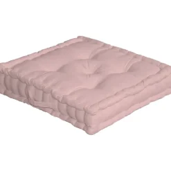 Coussin de sol uni en pur coton