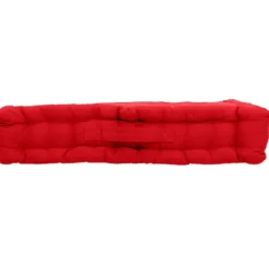 Coussin de sol uni en pur coton