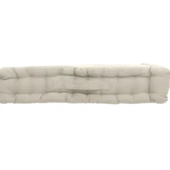 Coussin de sol uni en pur coton