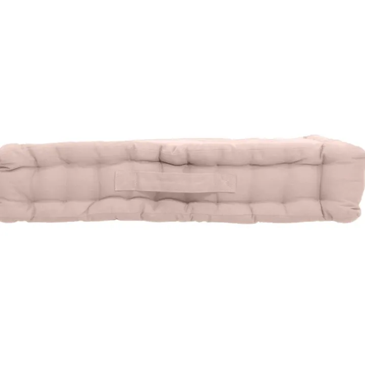 Coussin de sol uni en pur coton