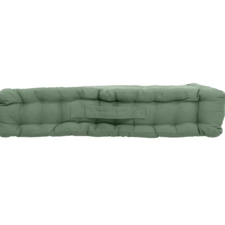 Coussin de sol uni en pur coton