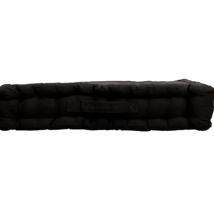 Coussin de sol uni en pur coton