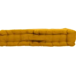 Coussin de sol uni en pur coton