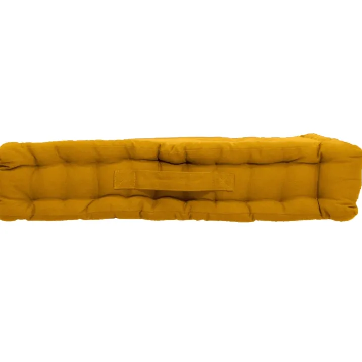 Coussin de sol uni en pur coton