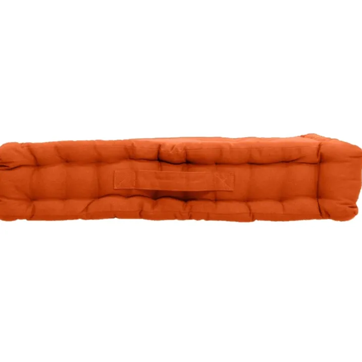 Coussin de sol uni en pur coton