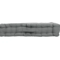 Coussin de sol uni en pur coton