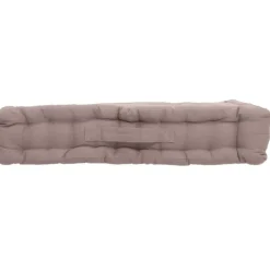 Coussin de sol uni en pur coton