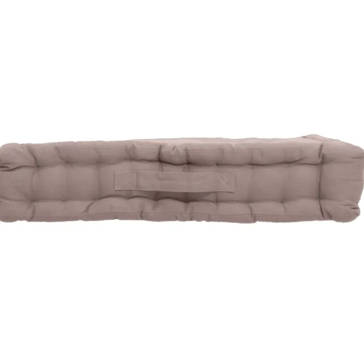 Coussin de sol uni en pur coton